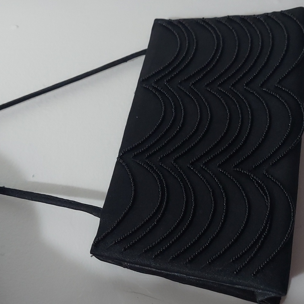 Victoria's Secret Beaded Black Evening Bag